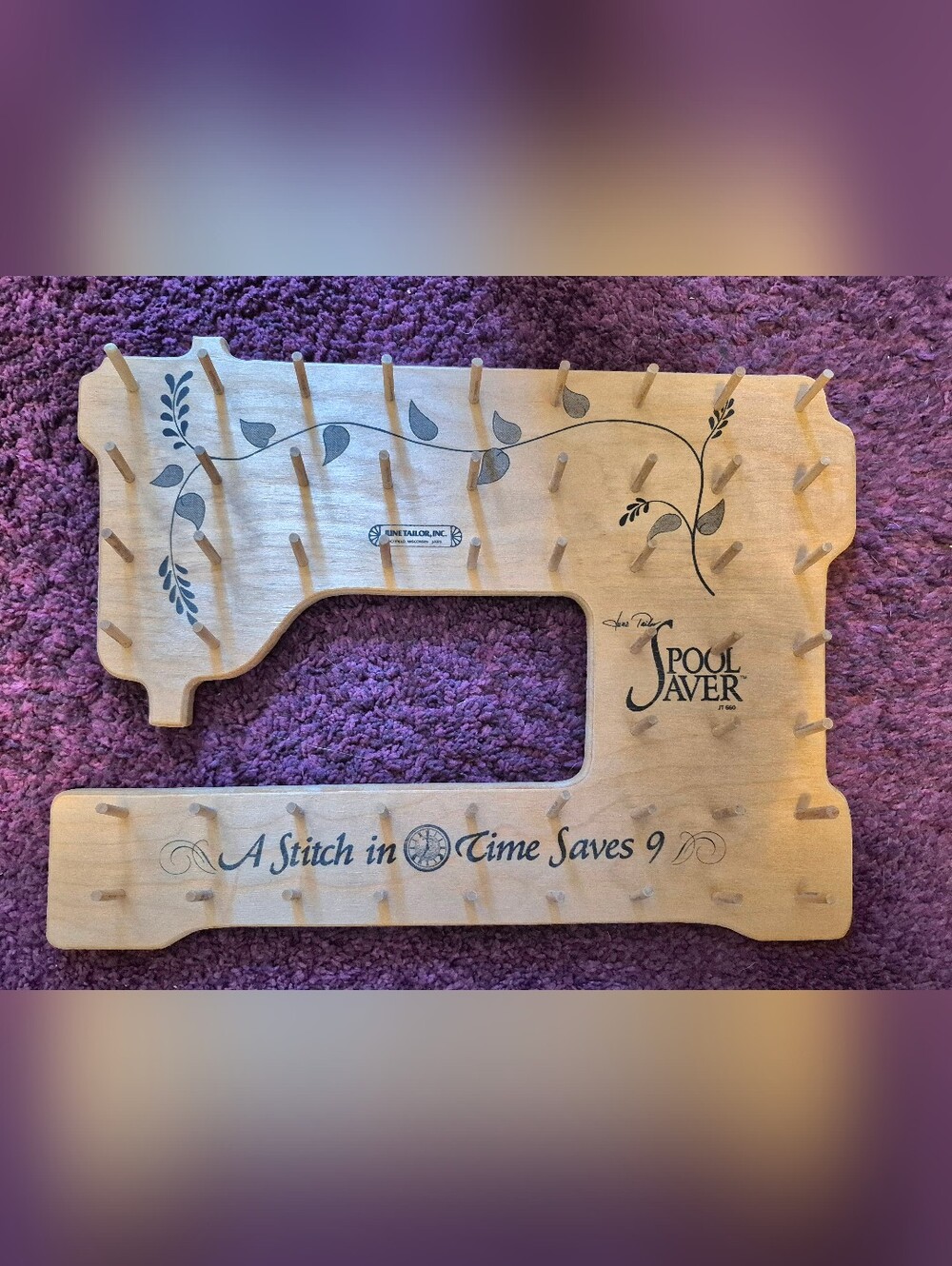 Spool Saver By June Tailor, A Stitch In Time Saves Nine - Picture 2 of 5